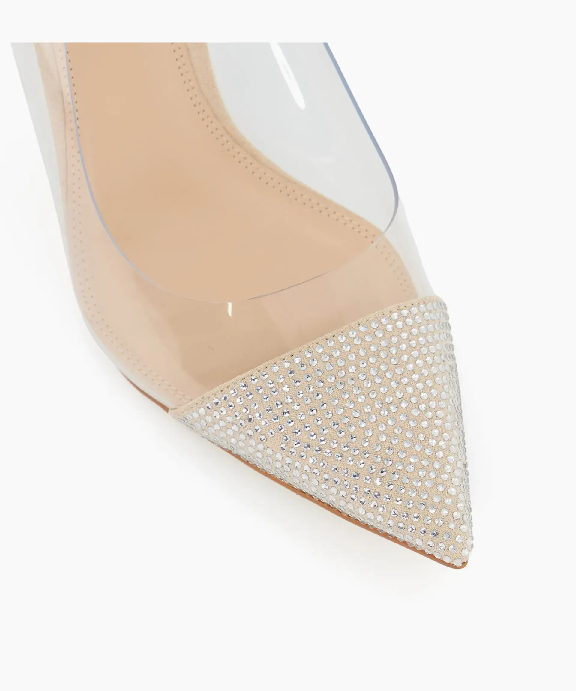Dune London Heels>Agency - Ecru Neutral