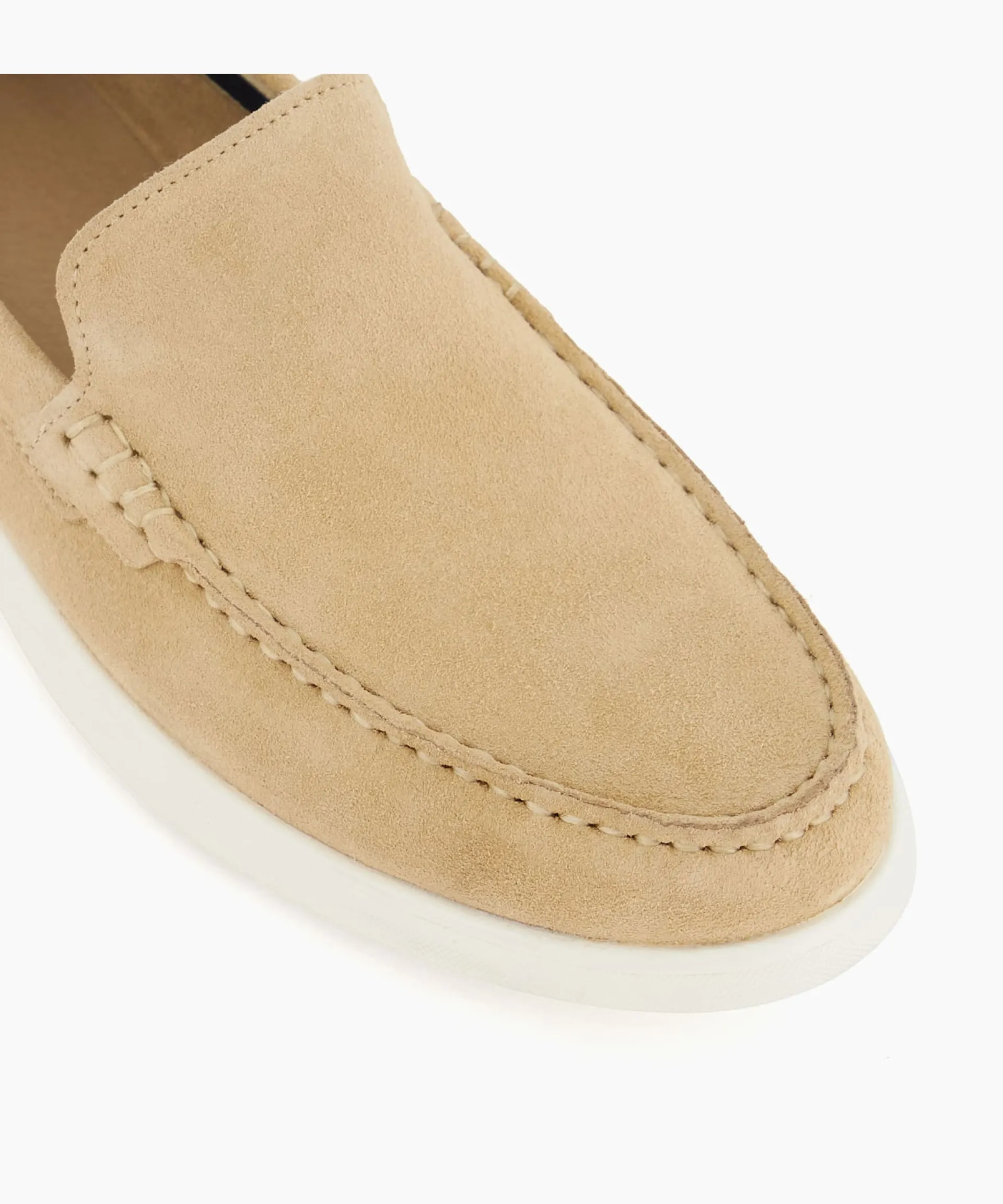 Dune London Loafers>Buftonn - Sand Neutral