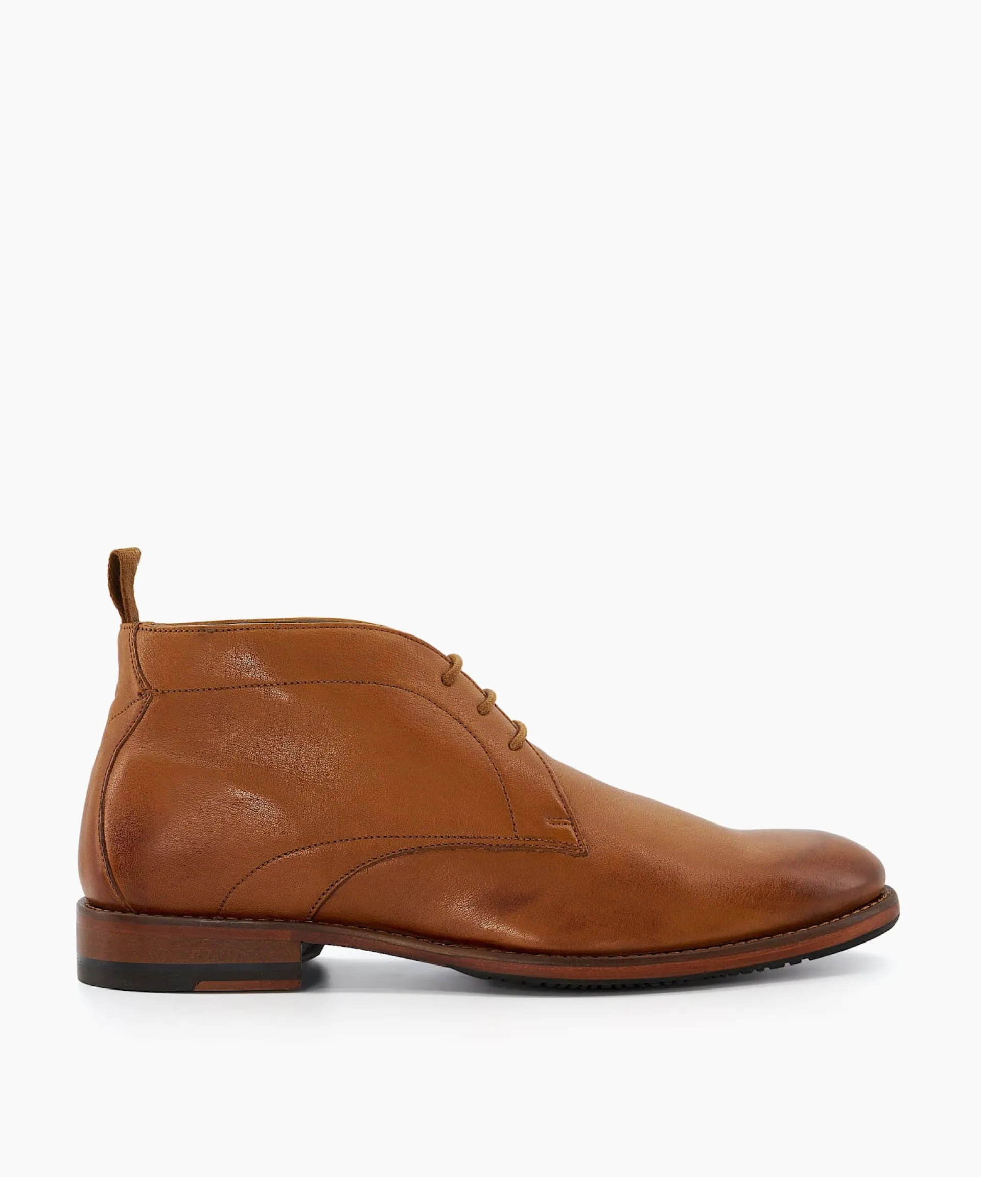Dune London Brown Boots>Farleton - Tan Brown