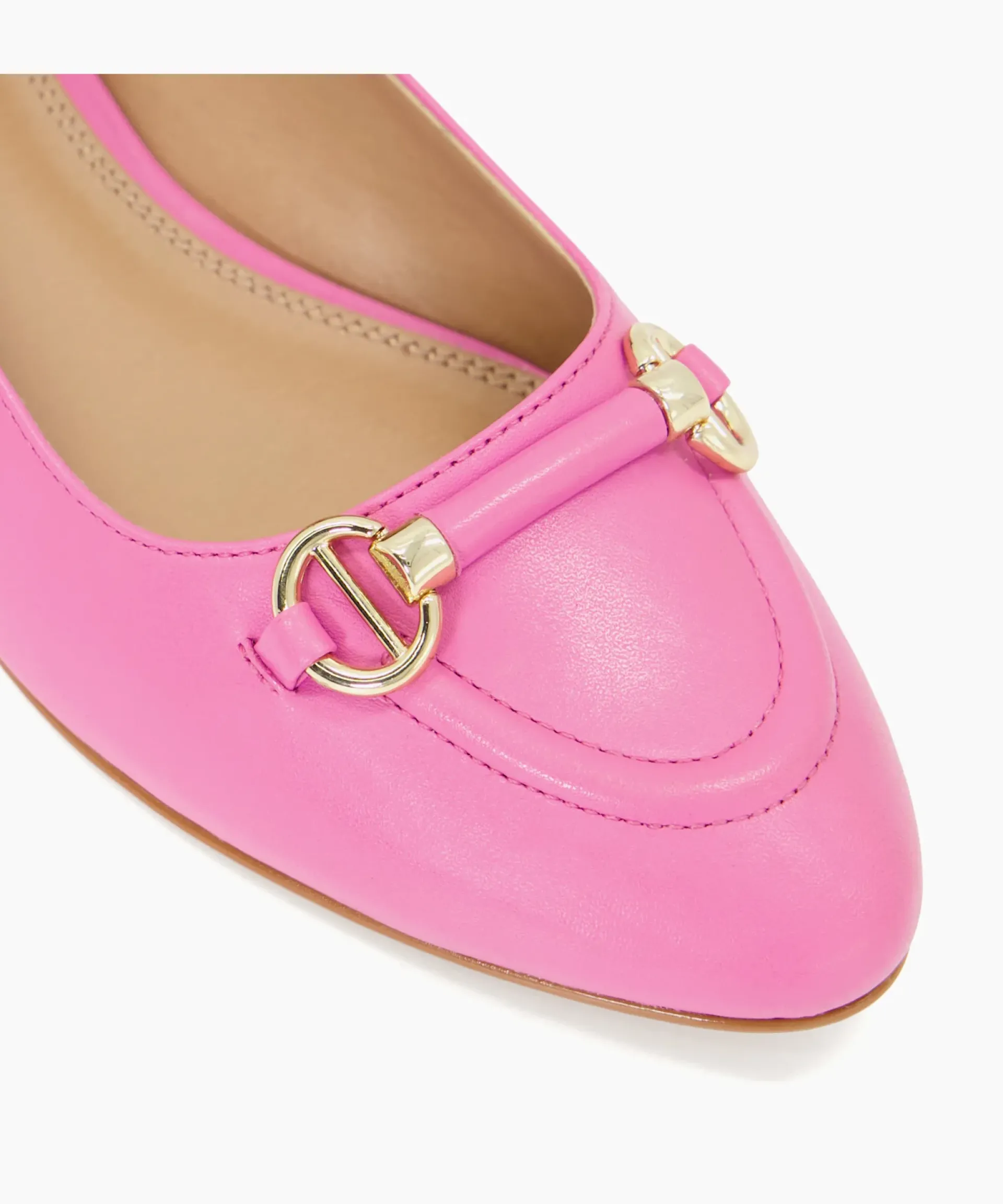 Dune London Ballet Pumps>Hippy - Pink