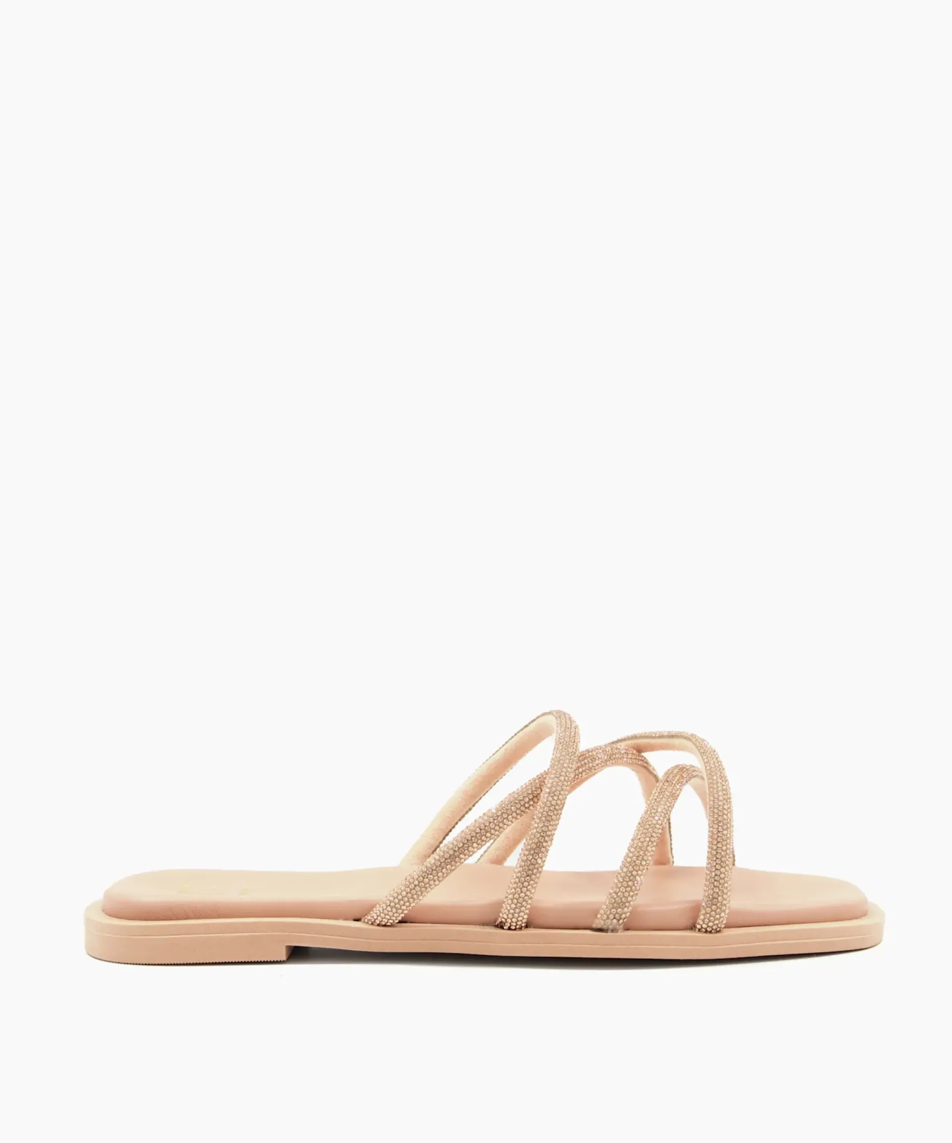 Dune London Flat Sandals>Lilybet - Blush Pink