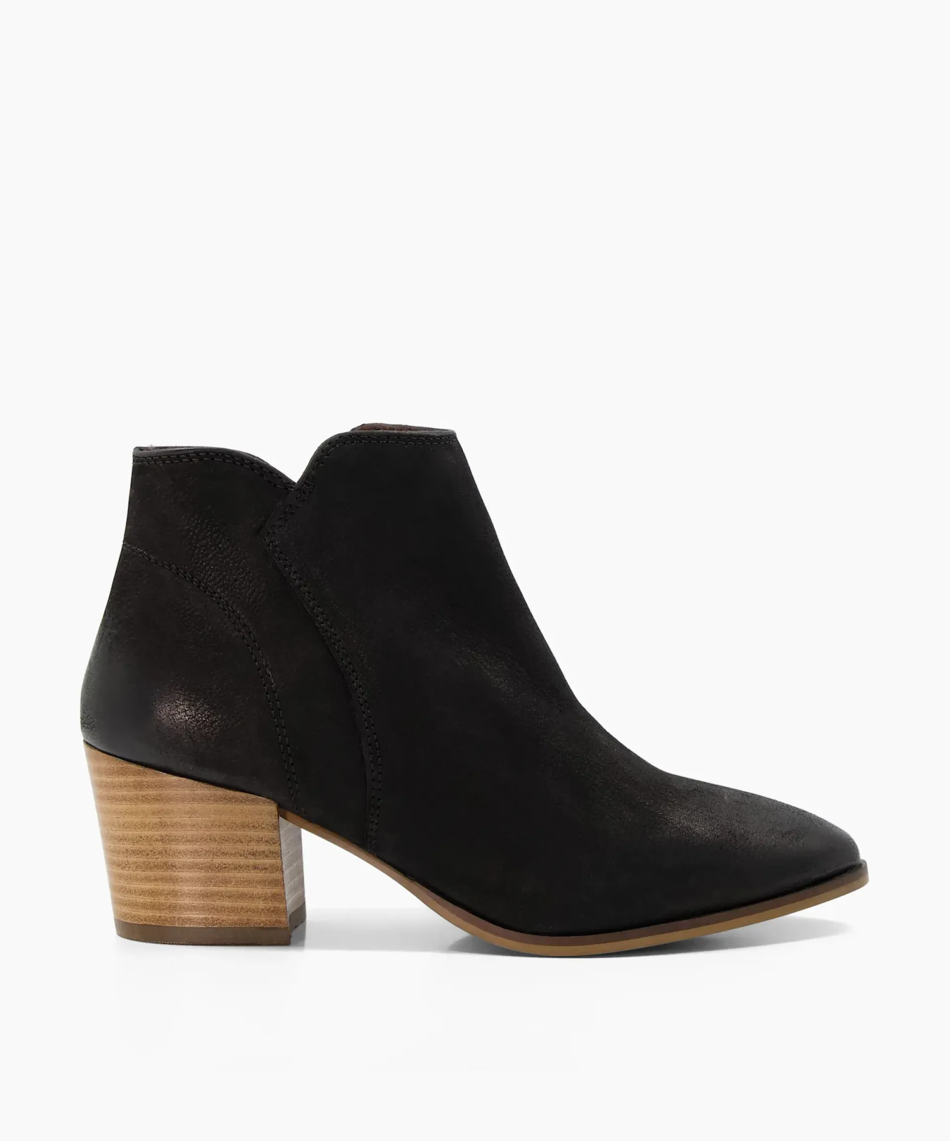 Dune London Western Cowboy Boots>Parlor - Black Black Nubuck