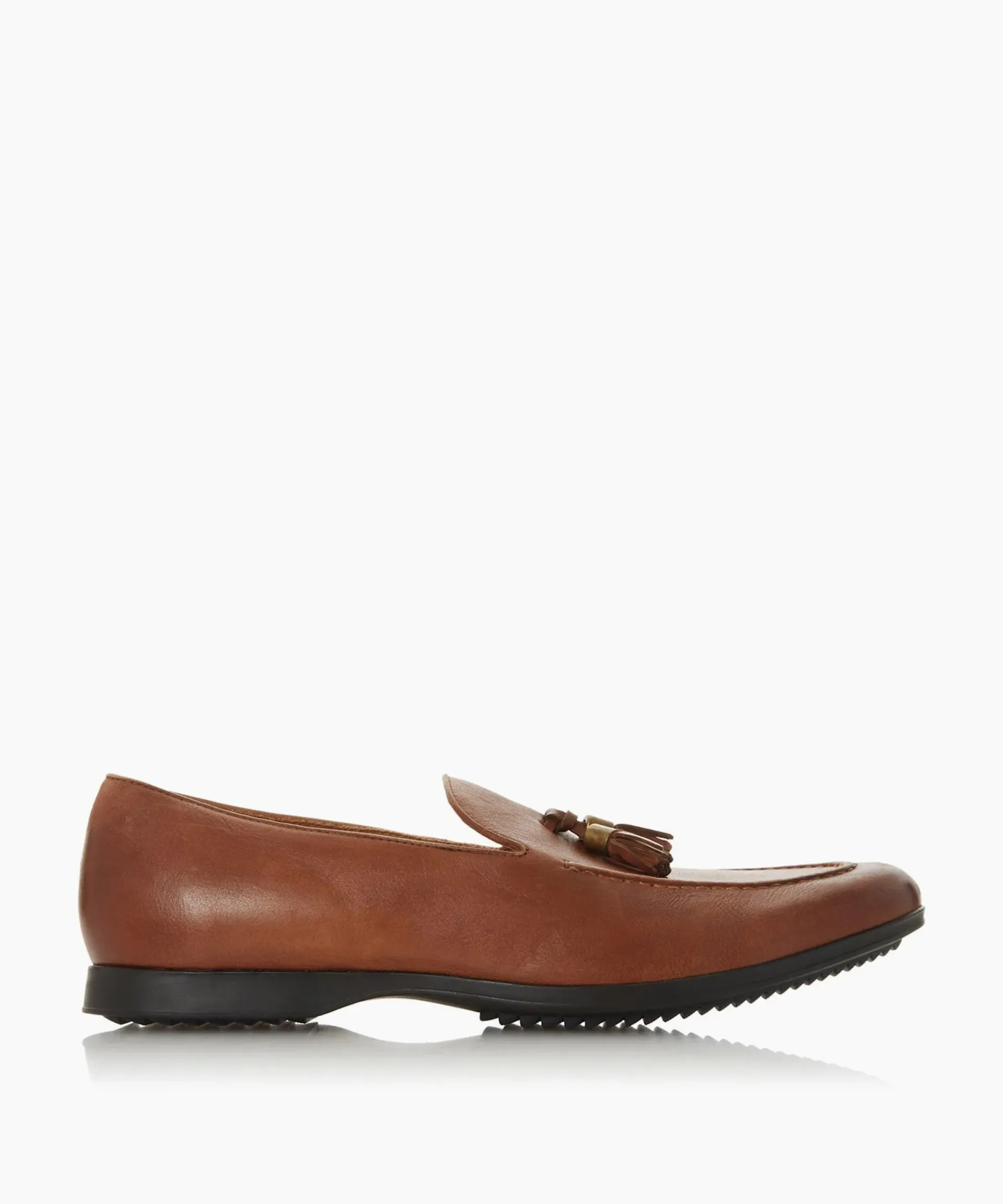 Dune London Loafers>Perth - Tan Brown