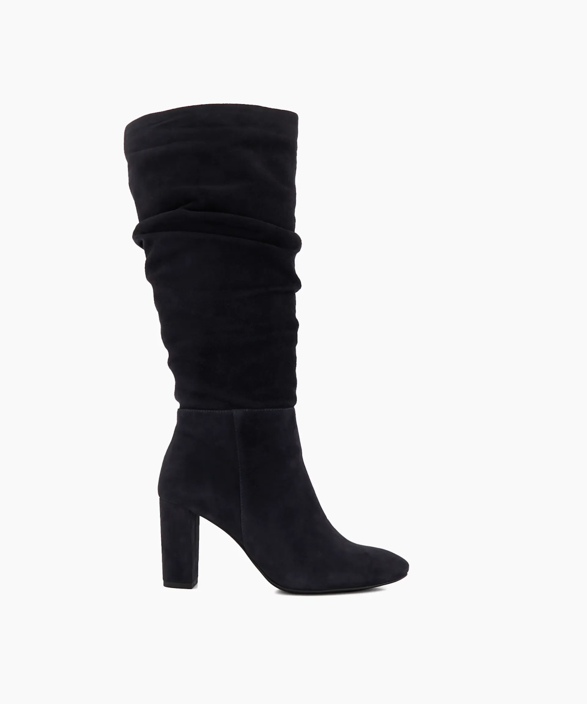 Dune London Knee High Boots>Stigma - Navy Blue